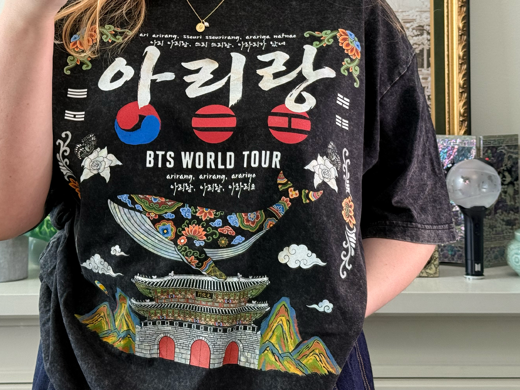 BTS Arirang Tour 2026 Mineral Wash T-Shirt – Beyond The Shirt