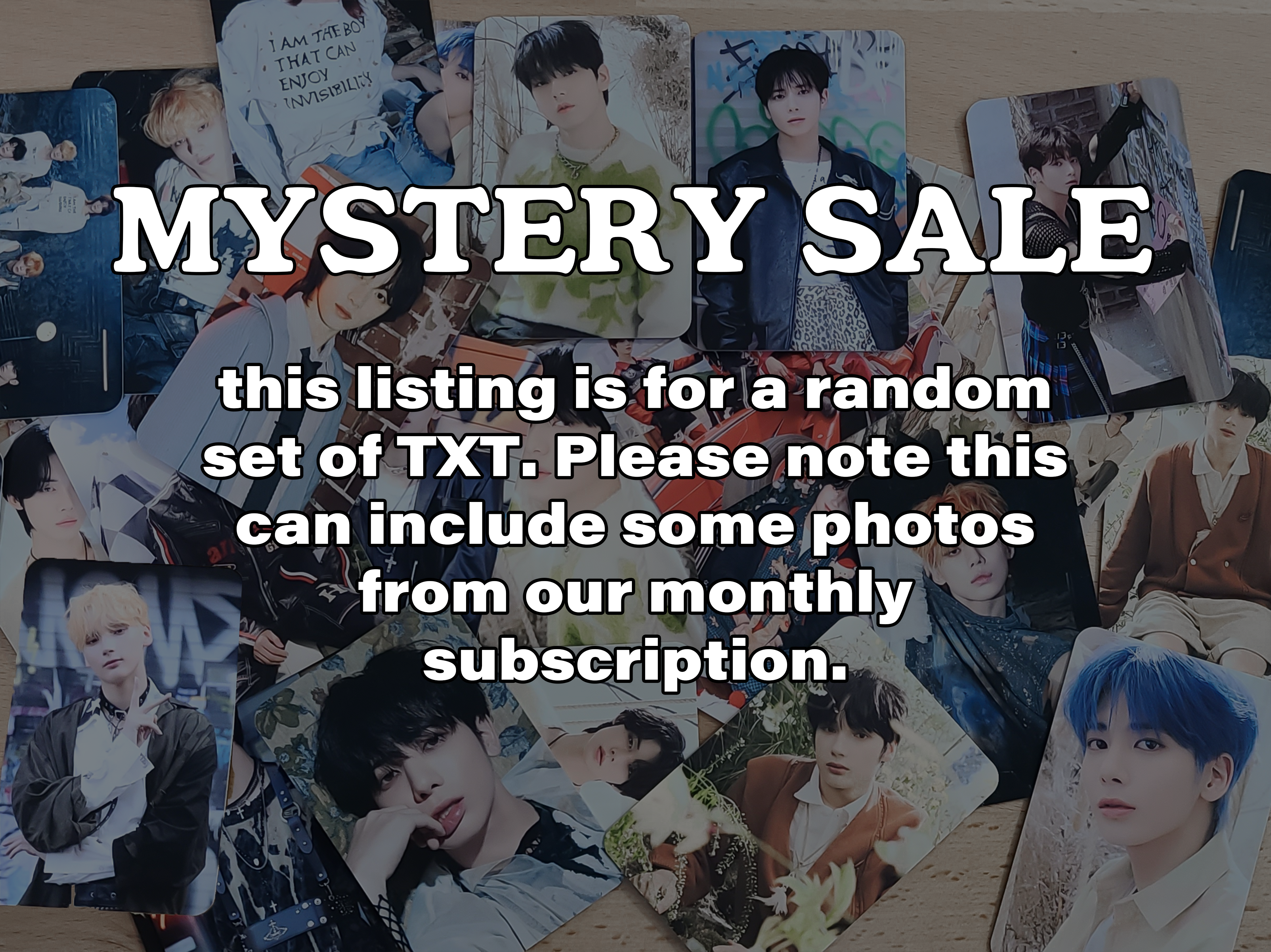 Mystery Box TXT Photocards