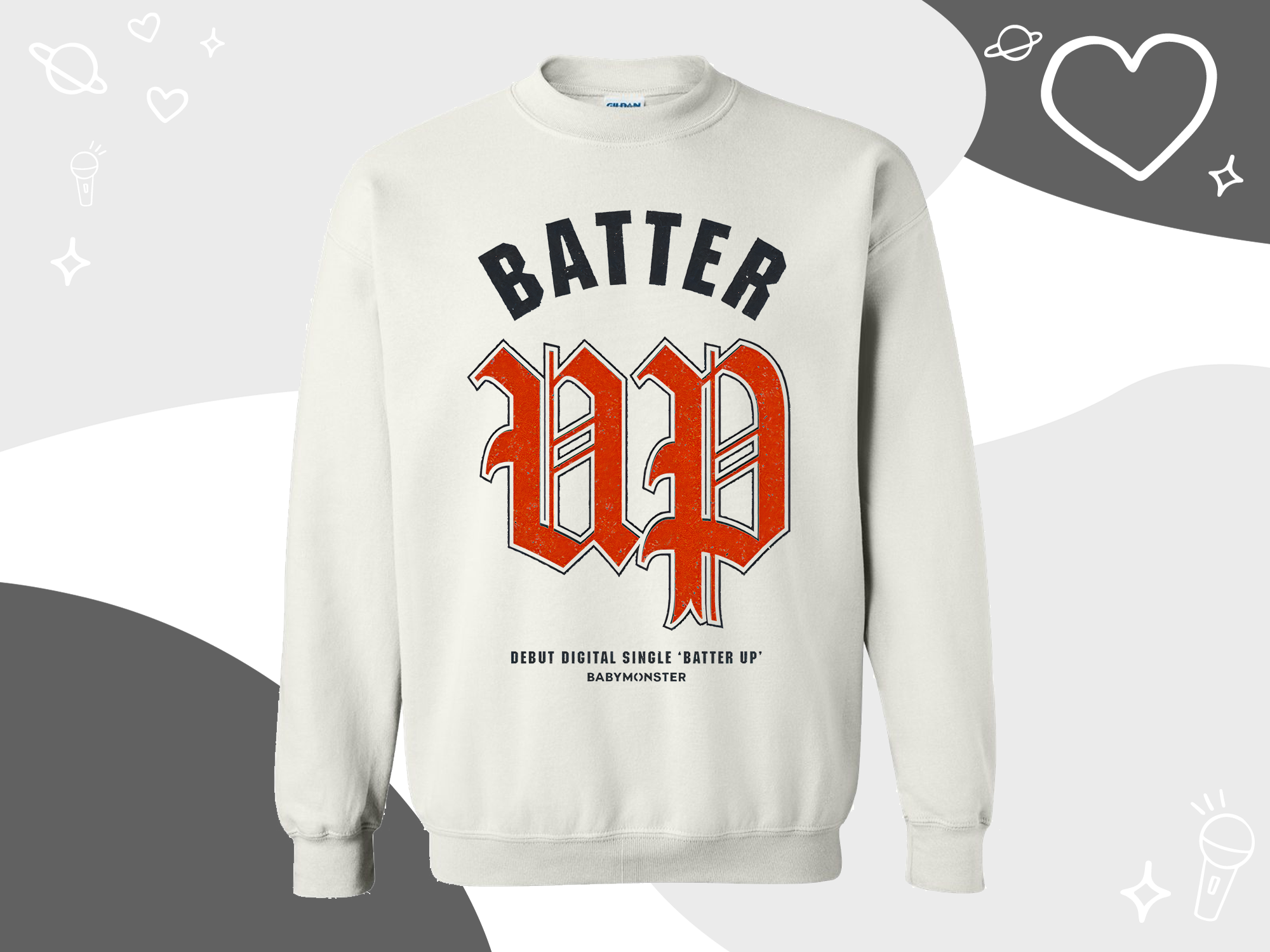 Baby Monster Batter Up Shirts and Sweatshirts