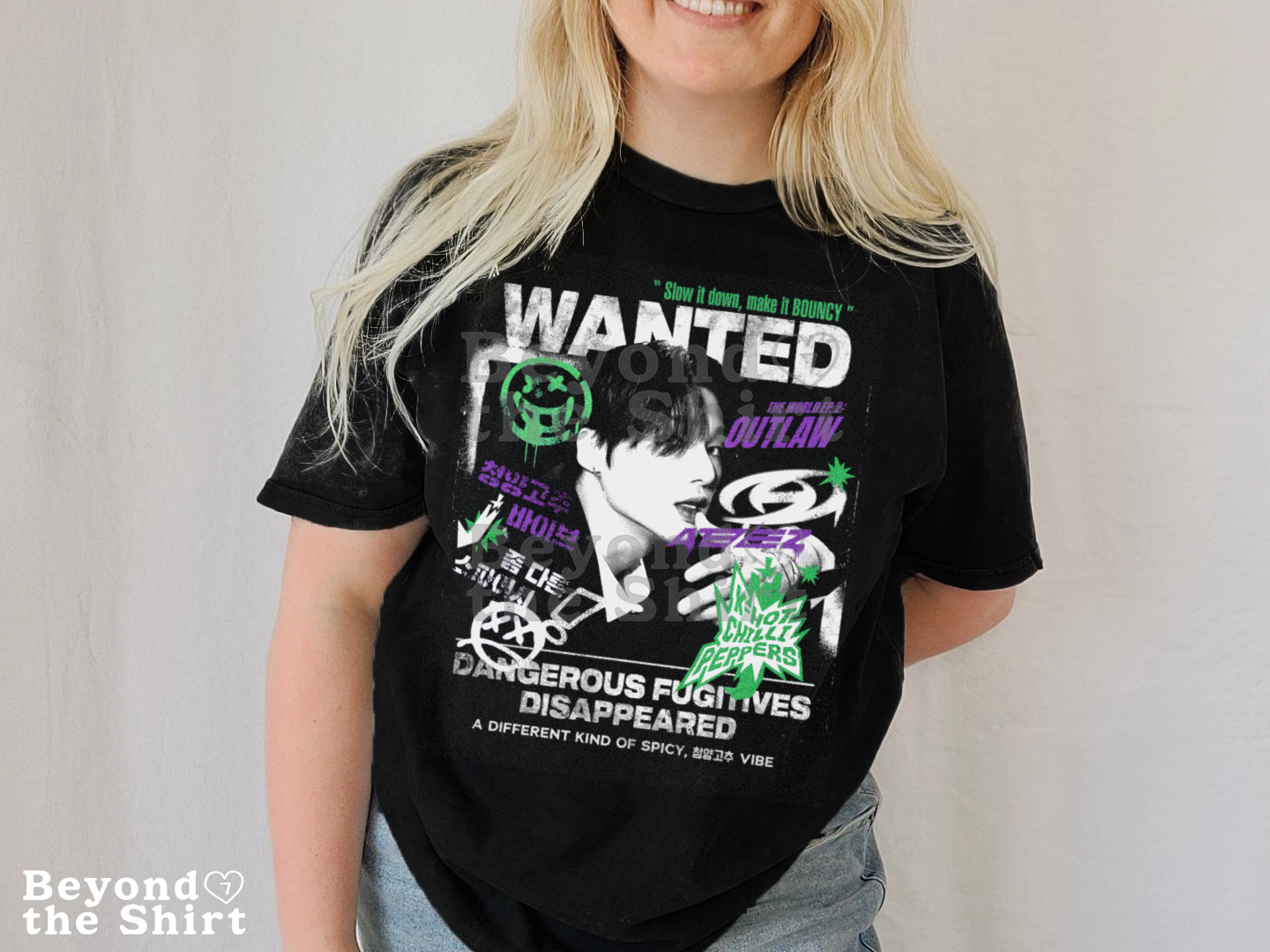 Ateez Bouncy Wanted Poster Shirts