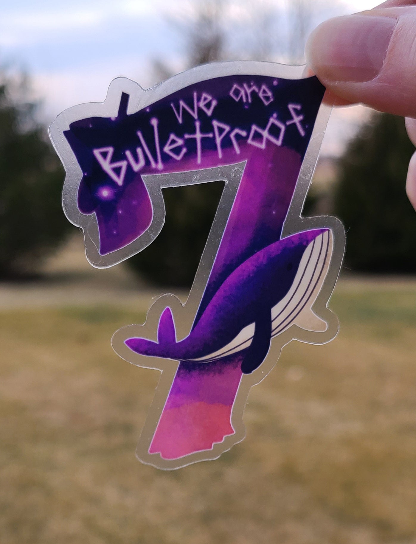We Are Together Bulletproof Sticker