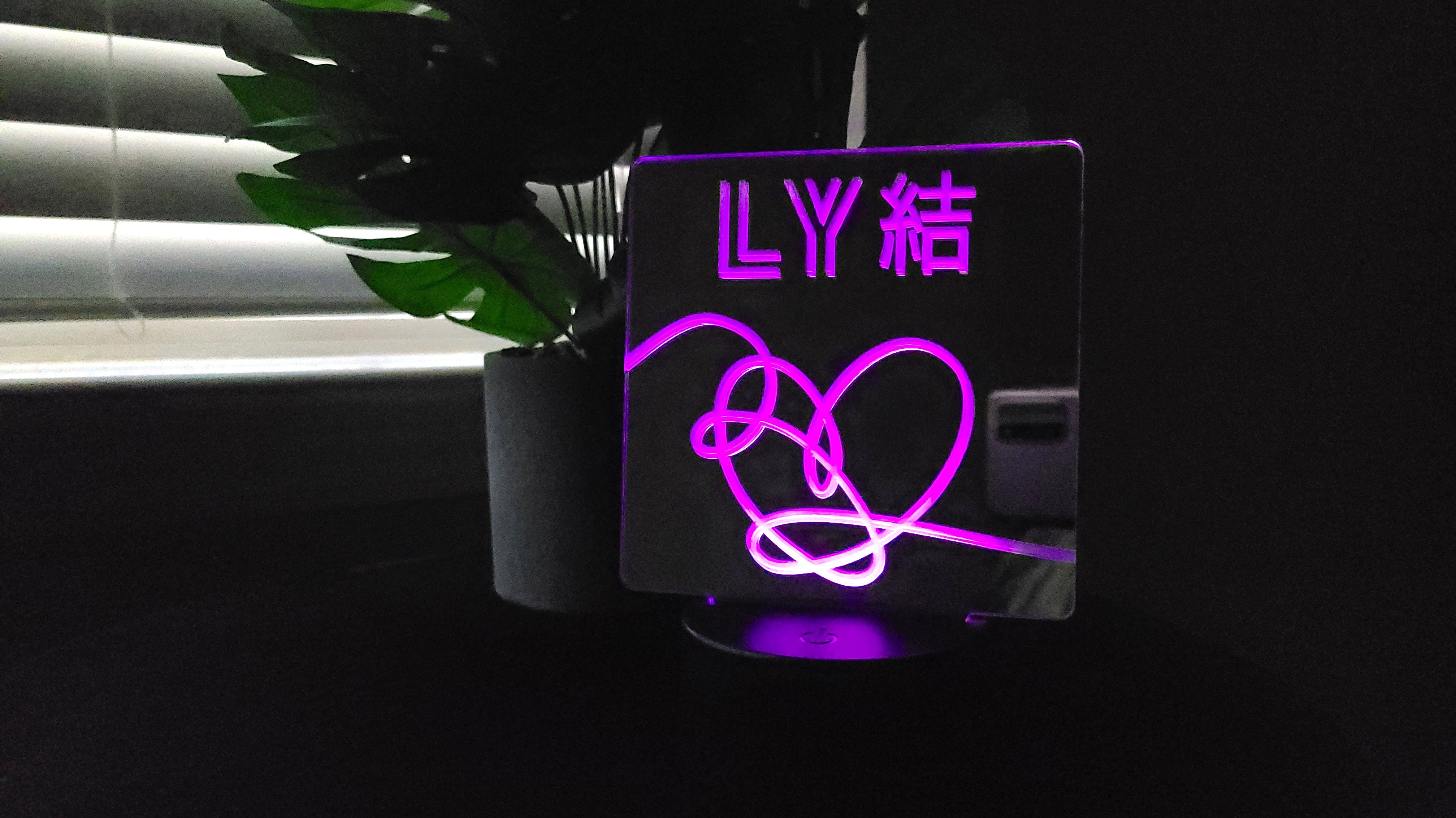 BTS Album LED Light Stand