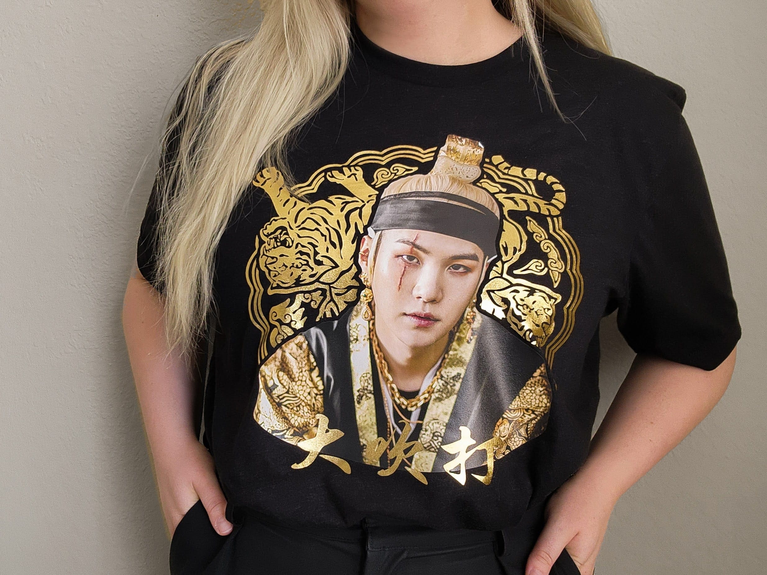 Agust D Gold Foil Shirts and Hoodies