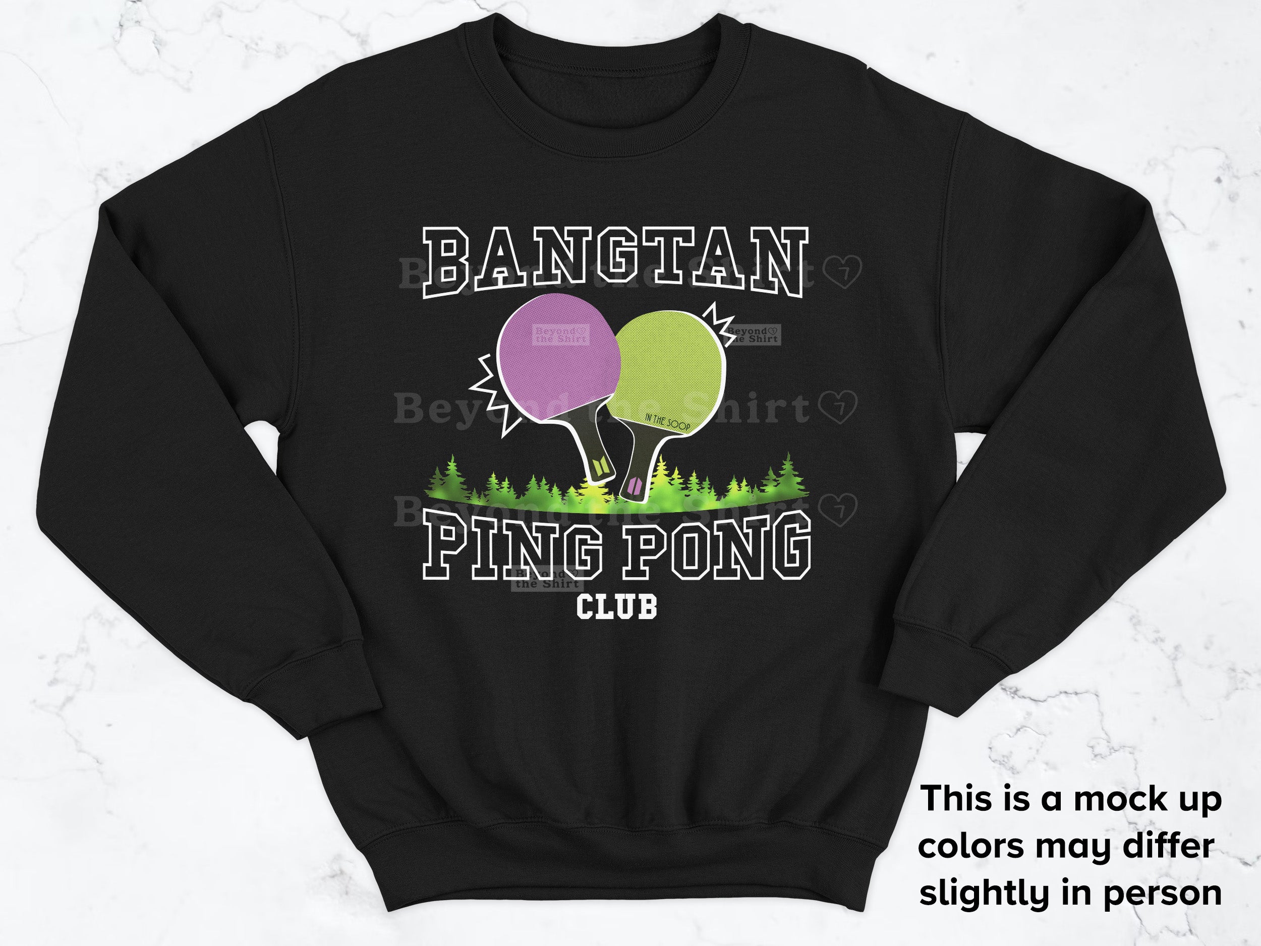 Bangtan Ping Pong Club Shirts and Hoodies