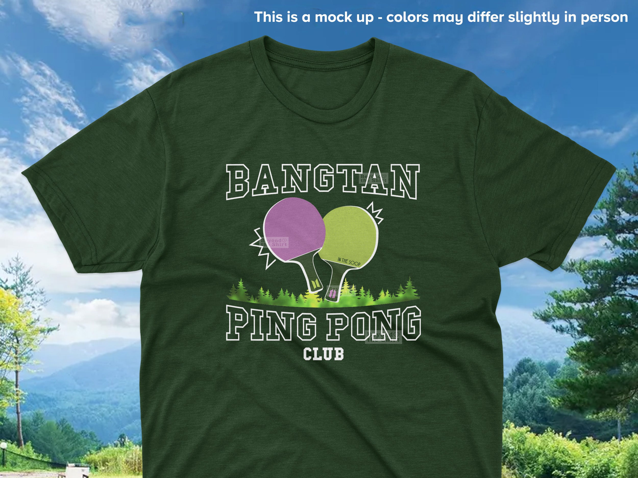 Bangtan Ping Pong Club Shirts and Hoodies