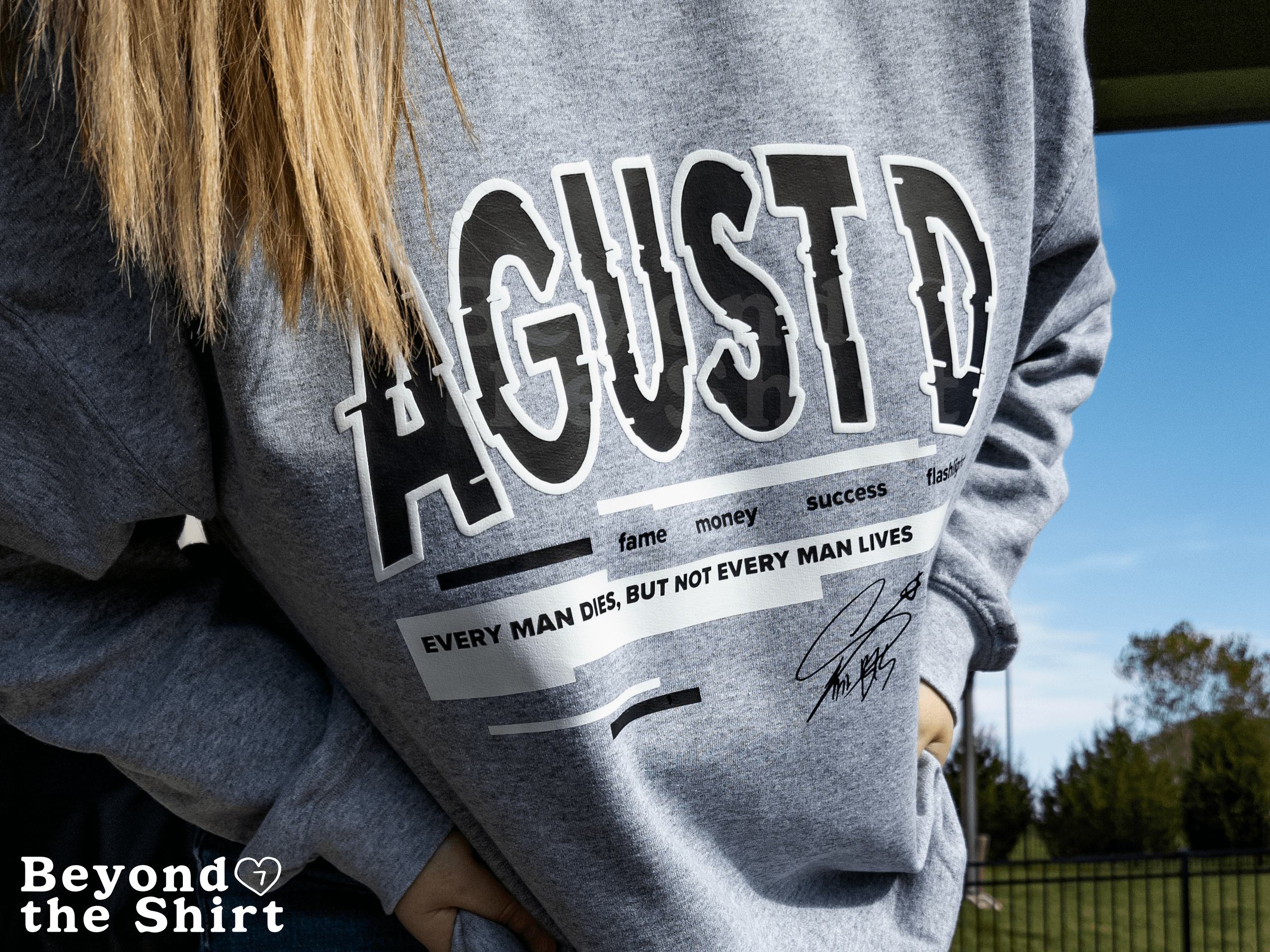 Agust D Grey Shirts and Sweatshirt