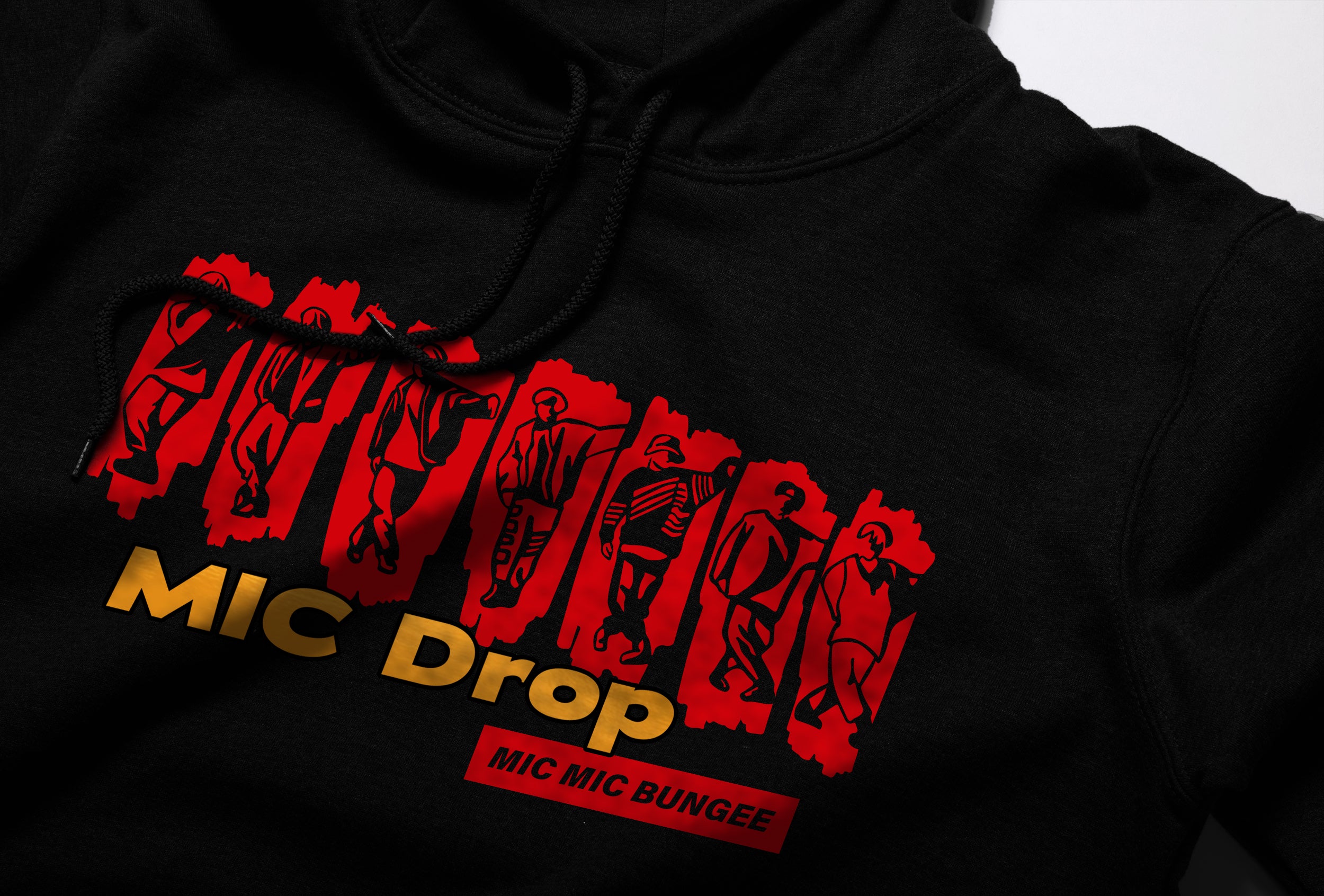 MIC Drop Gold Foil Shirts and Hoodies