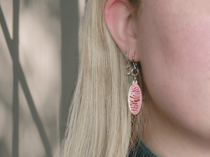 NewJeans Logo Hypoallergenic Earrings