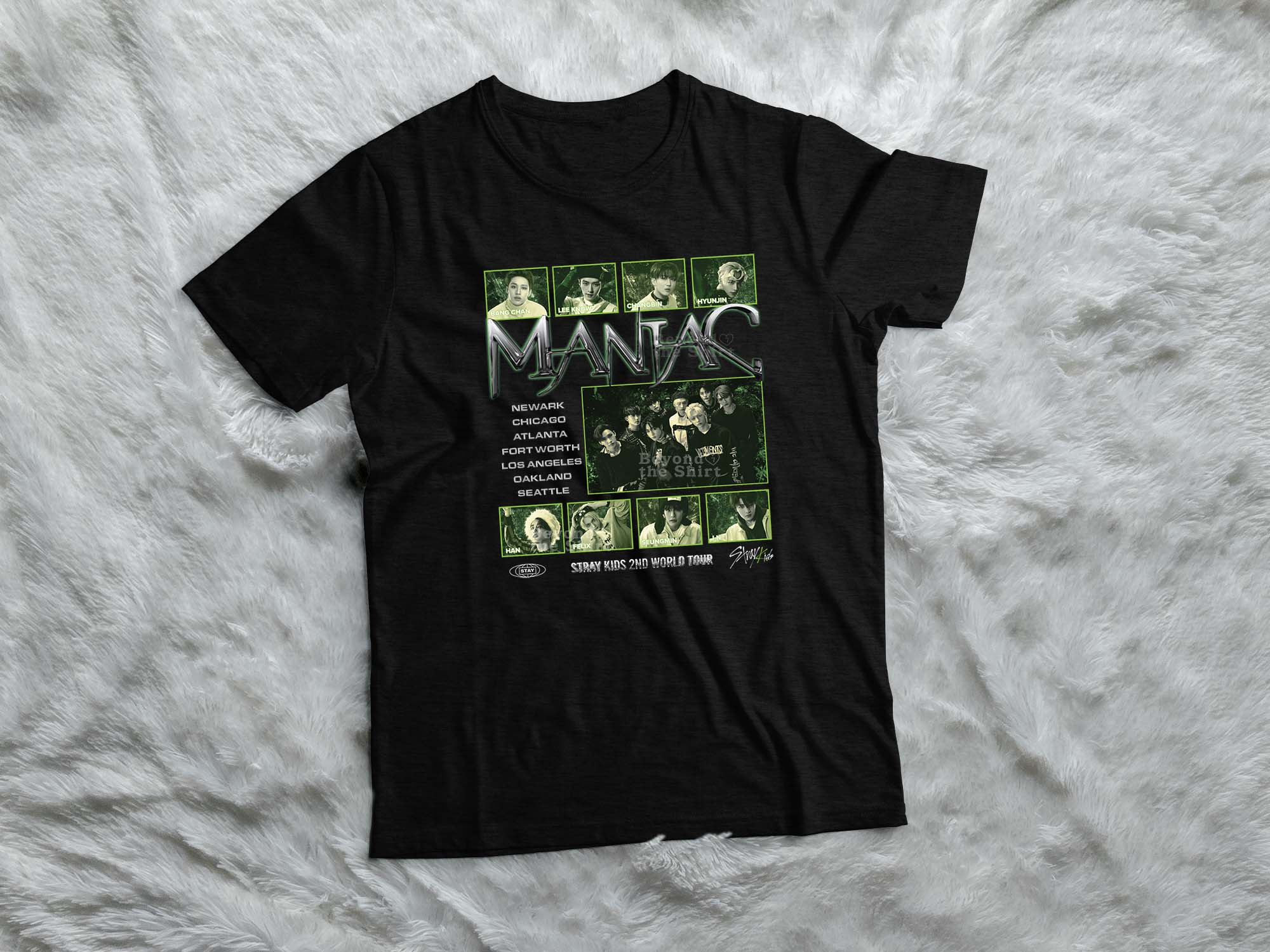Stray Kids Maniac World Tour Oddinary Shirts and Sweatshirts (Delayed Processing - up to 2 weeks)