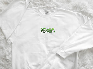 Venom Embroidery Shirts and Sweatshirts