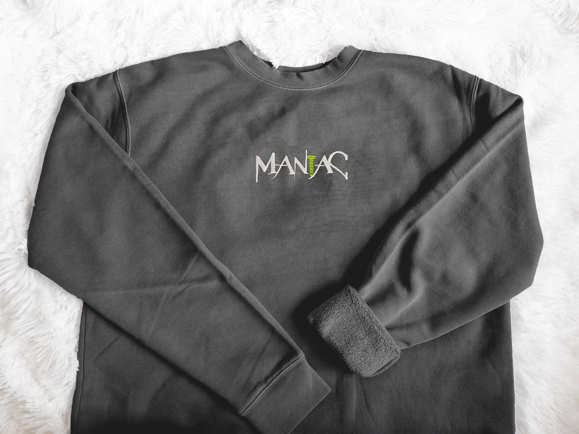 Maniac Embroidery Shirts and Sweatshirts