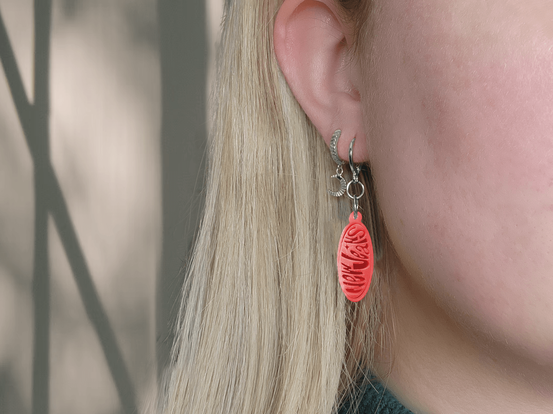 NewJeans Logo Hypoallergenic Earrings