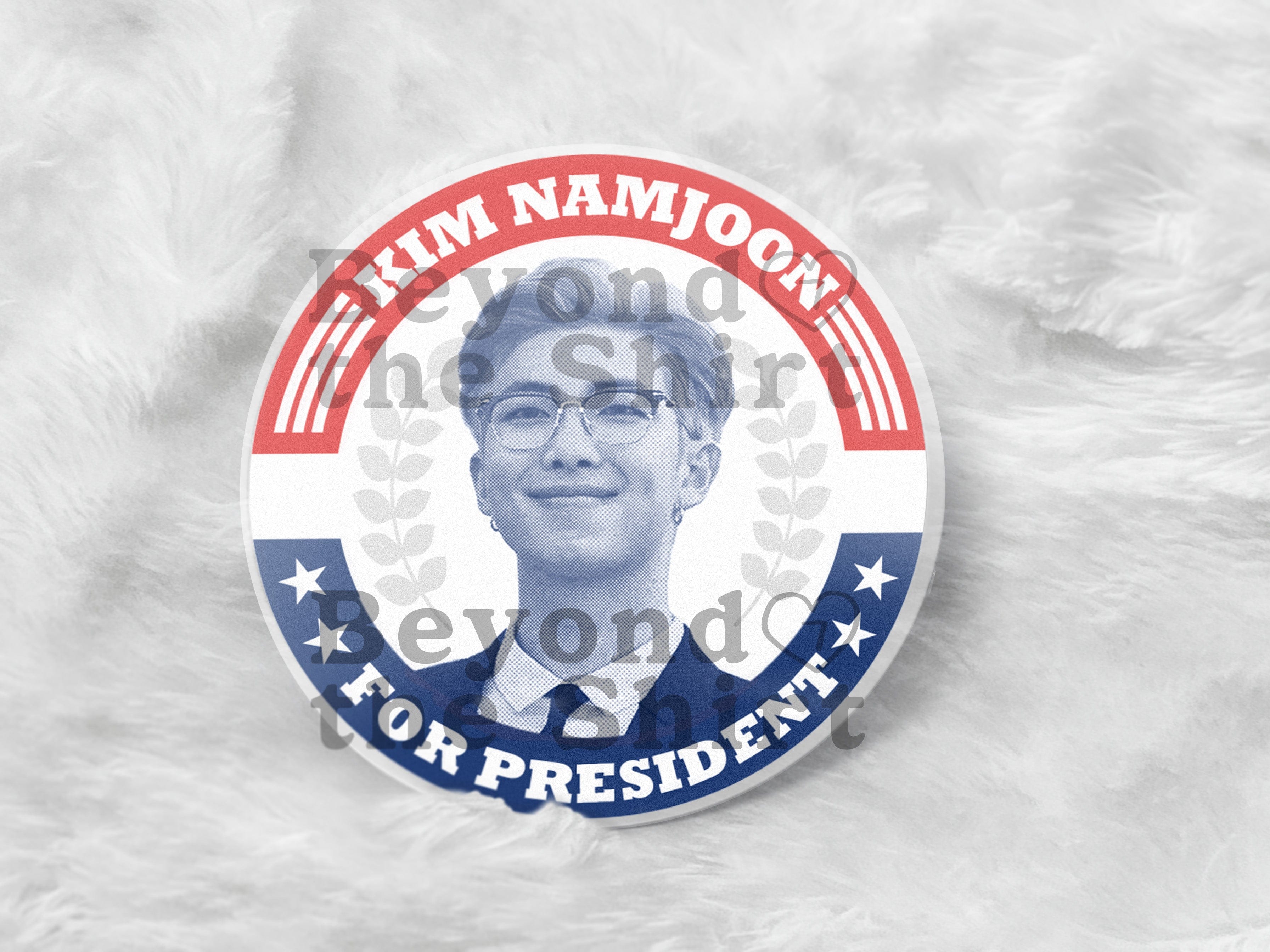 1.25 inch Namjoon for President Acrylic Pins